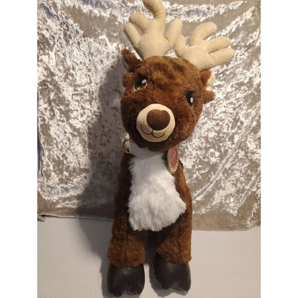 Build A Bear Reindeer Dasher Plush 2014 Christmas Plush BAB - Picture 3 of 9